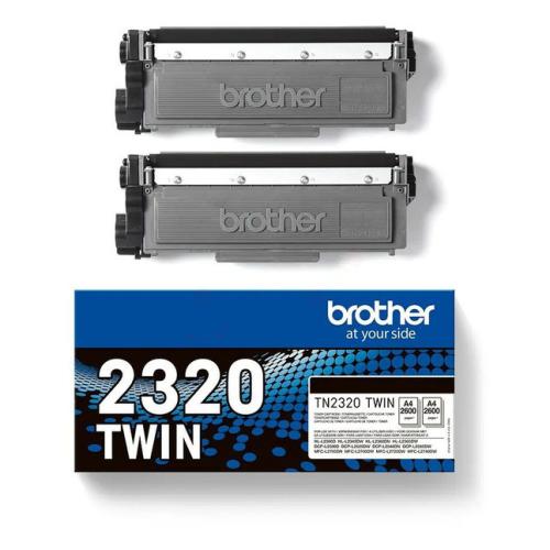 Brother Toner schwarz (TN2320TWIN) (Doppelpack)