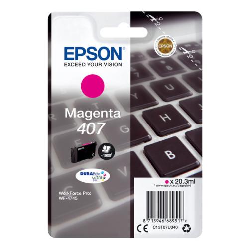 Epson Tintenpatrone magenta (C13T07U340 / 407)