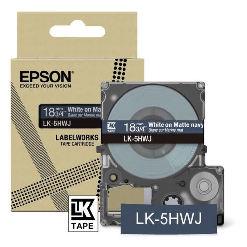 Epson Etiketten blau / weiss (C53S672085 / LK5HWJ)