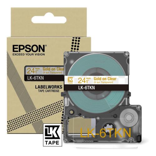 Epson Etiketten transparent/gold (C53S672098 / LK6TKN)
