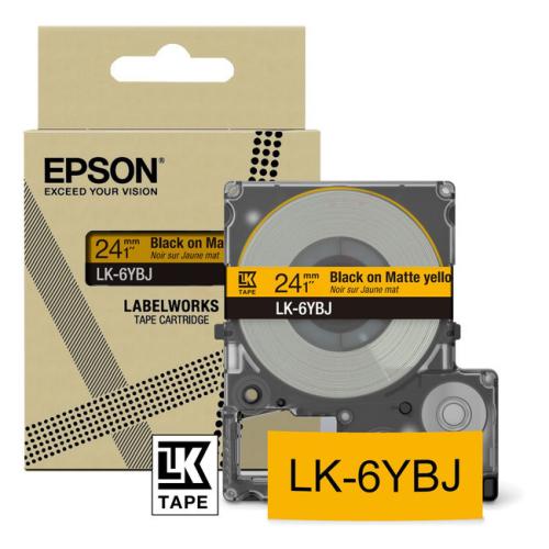 Epson Etiketten schwarz / gelb (C53S672076 / LK6YBJ)