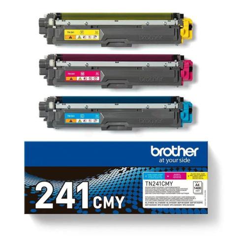 Brother Toner Cyan / magenta / gelb (TN241CMY) (Multipack)