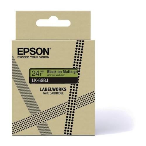 Epson Etiketten schwarz / grün (C53S672078 / LK5GBJ)