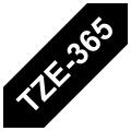 Brother Beschriftungsband weiss auf schwarz (TZE365), 36mm, laminiert