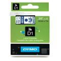 Dymo Etiketten blau auf weiss (40914 / S0720690), 9mm, laminiert