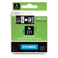 Dymo Etiketten weiss auf schwarz (45811 / S0720910), 19mm, laminiert