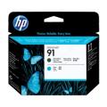 HP Druckkopf schwarz matt / Cyan (C9460A / 91)