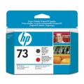 HP Druckkopf schwarz matt / rot (CD949A / 73)