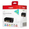 Canon Tintenpatrone Cyan / magenta / gelb / Cyan-Foto / magenta foto (4873B005 / PGI29) (Multipack)