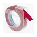Dymo Prägeband weiss auf rot (S0898150), 9mm