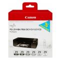 Canon Tintenpatrone schwarz foto / schwarz matt / grau / optimizer (4868B018 / PGI29) (Multipack)