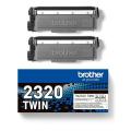 Brother Toner schwarz (TN2320TWIN) (Doppelpack)