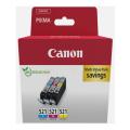 Canon Tintenpatrone Cyan / magenta / gelb (2934B016 / CLI521) (Multipack)
