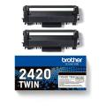 Brother Toner schwarz (TN2420TWIN) (Doppelpack)
