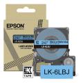 Epson Etiketten schwarz / blau (C53S672082 / LK6LBJ)